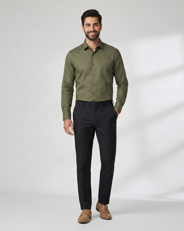 Amazon Lycra Men’s Stretchable Formal Pants | Premium Fabric | Casual & Office Wear | Ankle Fit | DIONARU