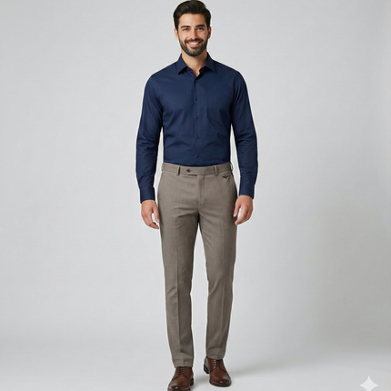 Amazon Lycra Men’s Stretchable Formal Pants | Premium Fabric | Casual & Office Wear | Ankle Fit | DIONARU