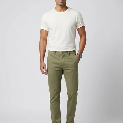 Hide & City Men's Lycra Ankle Fit Pants | Premium  | Casual & Office Wear | DIONARU