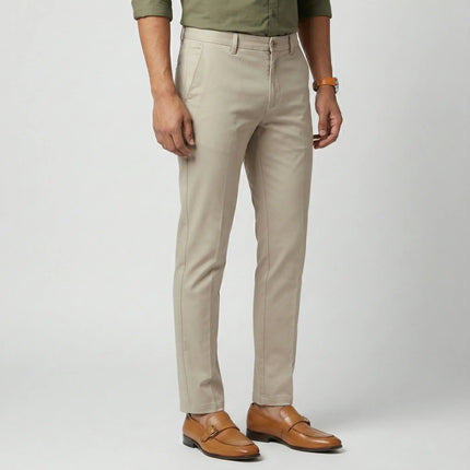Hide & City Men's Lycra Ankle Fit Pants | Premium  | Casual & Office Wear | DIONARU