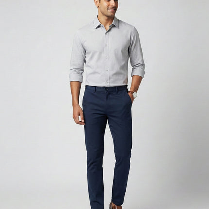 Hide & City Men's Lycra Ankle Fit Pants | Premium  | Casual & Office Wear | DIONARU