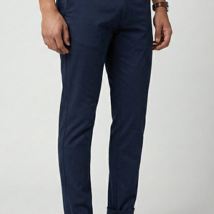 Hide & City Men's Lycra Ankle Fit Pants | Premium  | Casual & Office Wear | DIONARU