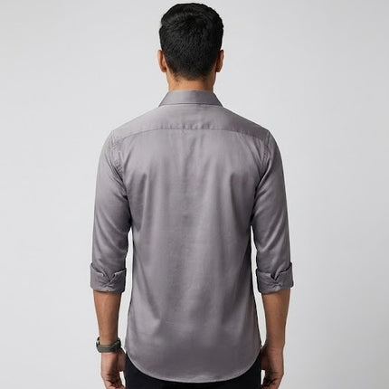 Satin Lycra Formal Shirt's for Men | Smooth Finish | Stretch Comfort | DIONARU