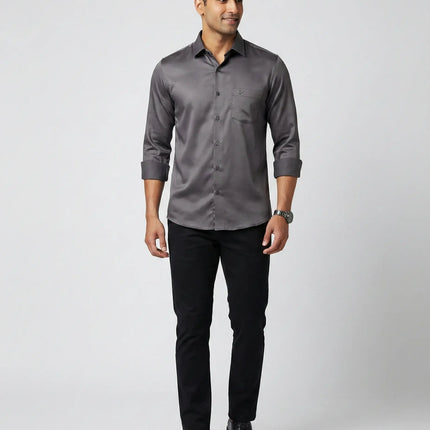 Satin Lycra Formal Shirt's for Men | Smooth Finish | Stretch Comfort | DIONARU