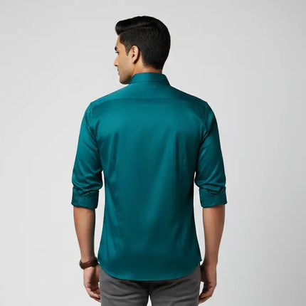 Satin Lycra Formal Shirt's for Men | Smooth Finish | Stretch Comfort | DIONARU