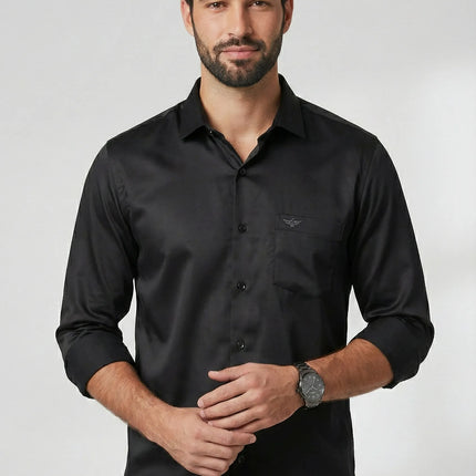 Satin Lycra Formal Shirt's for Men | Smooth Finish | Stretch Comfort | DIONARU