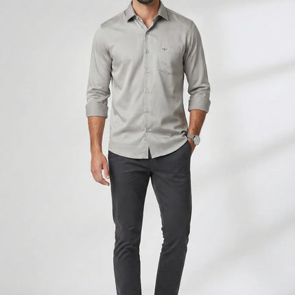 Satin Lycra Formal Shirt's for Men | Smooth Finish | Stretch Comfort | DIONARU