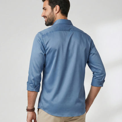 Satin Lycra Formal Shirt's for Men | Smooth Finish | Stretch Comfort | DIONARU