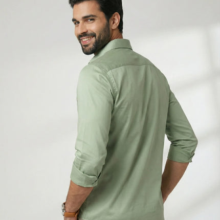 Satin Lycra Formal Shirt's for Men | Smooth Finish | Stretch Comfort | DIONARU