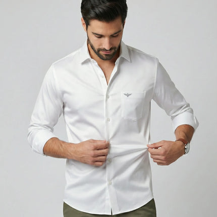 Satin Lycra Formal Shirt's for Men | Smooth Finish | Stretch Comfort | DIONARU