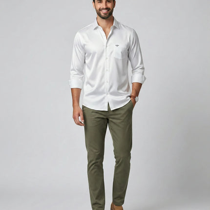 Satin Lycra Formal Shirt's for Men | Smooth Finish | Stretch Comfort | DIONARU