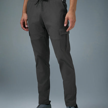 Men’s Solid Relax Fit Sports Cargo Trackpants with TS FLEXI Technology