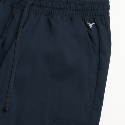 Men’s Solid Relax Fit Sports Cargo Trackpants with TS FLEXI Technology