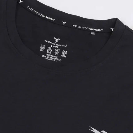 Men’s Solid Slim Fit Crew Neck T-Shirt with COTFLEX Innovation