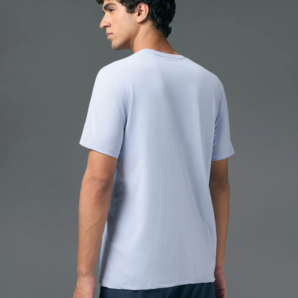 Men’s Solid Slim Fit Crew Neck T-Shirt with COTFLEX Innovation
