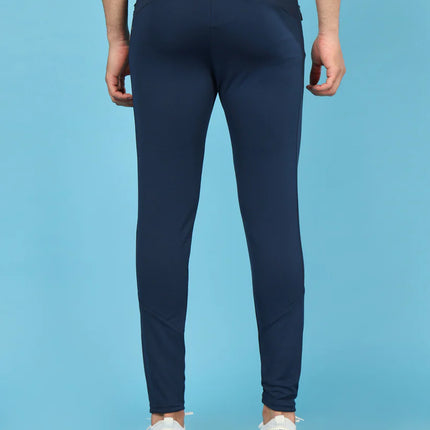 Men’s Solid Slim Fit Trackpants with Advanced TECHNO DRY Fabric