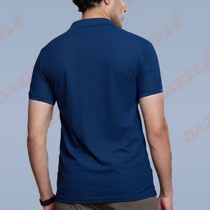 CRAZY MATTY Slim Fit T-Shirt – DAZZLE Sports Wear | Premium Matty Dryfit Polo for Men