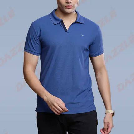 CRAZY MATTY Slim Fit T-Shirt – DAZZLE Sports Wear | Premium Matty Dryfit Polo for Men