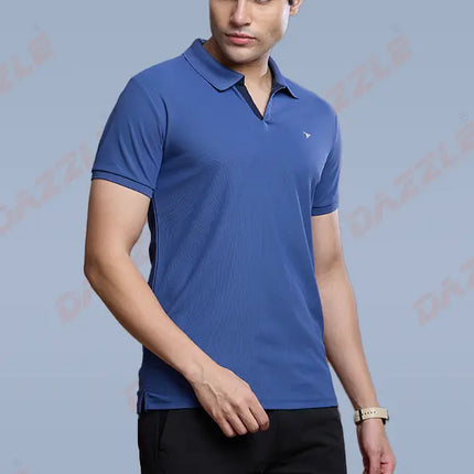 CRAZY MATTY Slim Fit T-Shirt – DAZZLE Sports Wear | Premium Matty Dryfit Polo for Men