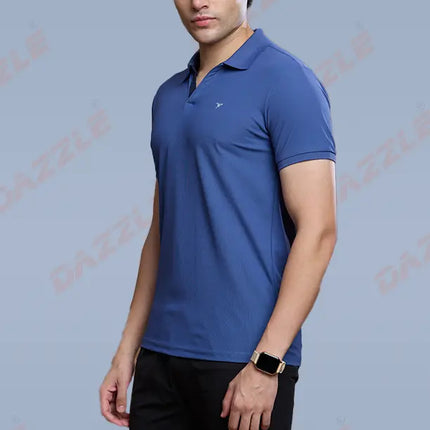 CRAZY MATTY Slim Fit T-Shirt – DAZZLE Sports Wear | Premium Matty Dryfit Polo for Men
