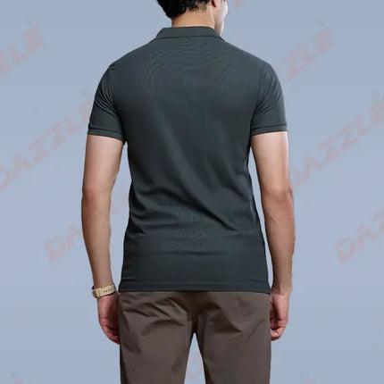 CRAZY MATTY Slim Fit T-Shirt – DAZZLE Sports Wear | Premium Matty Dryfit Polo for Men