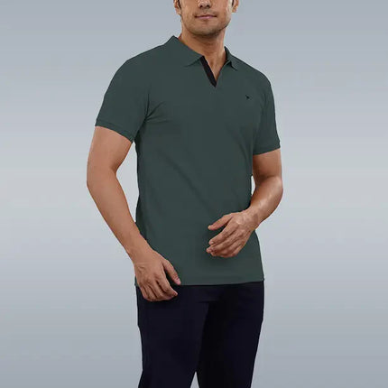 CRAZY MATTY Slim Fit T-Shirt – DAZZLE Sports Wear | Premium Matty Dryfit Polo for Men