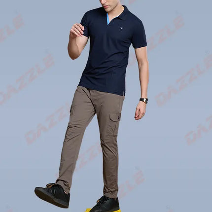 CRAZY MATTY Slim Fit T-Shirt – DAZZLE Sports Wear | Premium Matty Dryfit Polo for Men