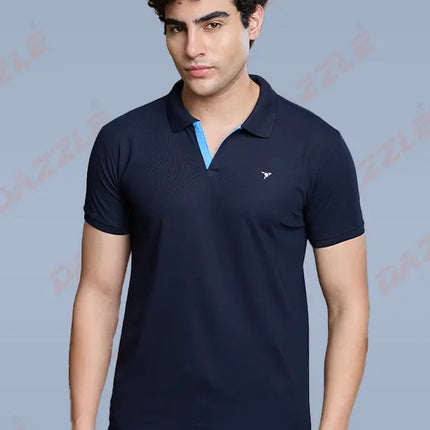 CRAZY MATTY Slim Fit T-Shirt – DAZZLE Sports Wear | Premium Matty Dryfit Polo for Men