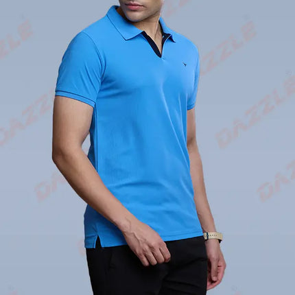 CRAZY MATTY Slim Fit T-Shirt – DAZZLE Sports Wear | Premium Matty Dryfit Polo for Men