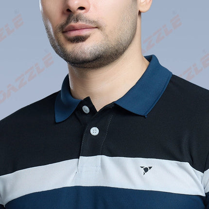 CRAZY MATTY Trendy T-Shirt – Green | DAZZLE Sports Wear | Stylish Slim-Fit Dri-Fit Matty Tee