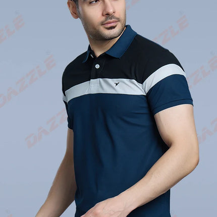 CRAZY MATTY Trendy T-Shirt – Green | DAZZLE Sports Wear | Stylish Slim-Fit Dri-Fit Matty Tee