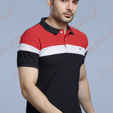 CRAZY MATTY Trendy T-Shirt – Green | DAZZLE Sports Wear | Stylish Slim-Fit Dri-Fit Matty Tee