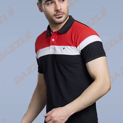 CRAZY MATTY Trendy T-Shirt – Green | DAZZLE Sports Wear | Stylish Slim-Fit Dri-Fit Matty Tee