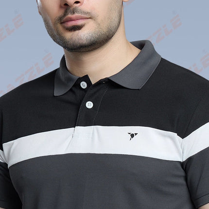 CRAZY MATTY Trendy T-Shirt – Green | DAZZLE Sports Wear | Stylish Slim-Fit Dri-Fit Matty Tee