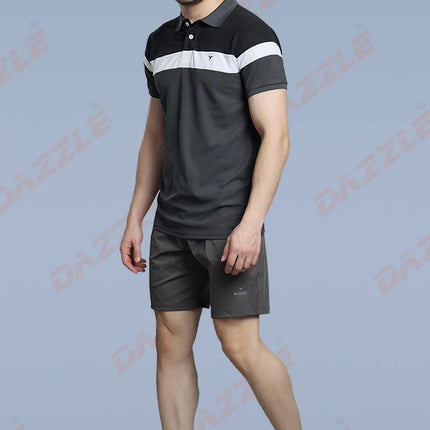 CRAZY MATTY Trendy T-Shirt – Green | DAZZLE Sports Wear | Stylish Slim-Fit Dri-Fit Matty Tee