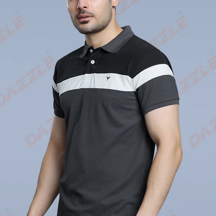 CRAZY MATTY Trendy T-Shirt – Green | DAZZLE Sports Wear | Stylish Slim-Fit Dri-Fit Matty Tee