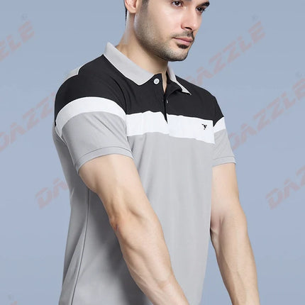 CRAZY MATTY Trendy T-Shirt – Green | DAZZLE Sports Wear | Stylish Slim-Fit Dri-Fit Matty Tee