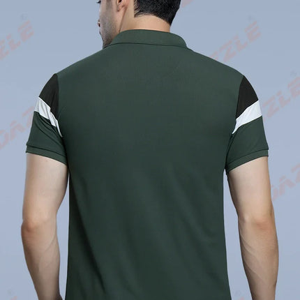 CRAZY MATTY Trendy T-Shirt – Green | DAZZLE Sports Wear | Stylish Slim-Fit Dri-Fit Matty Tee