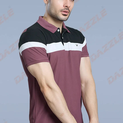 CRAZY MATTY Trendy T-Shirt – Green | DAZZLE Sports Wear | Stylish Slim-Fit Dri-Fit Matty Tee