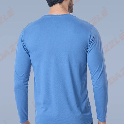 Men’s Round Neck Full Sleeves Cotton T-Shirt – Comfort Fit