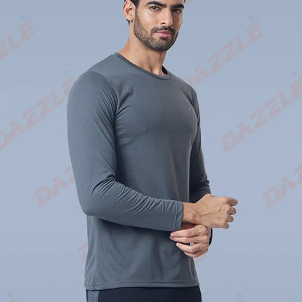 Men’s Round Neck Full Sleeves Cotton T-Shirt – Comfort Fit