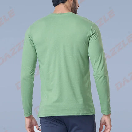 Men’s Round Neck Full Sleeves Cotton T-Shirt – Comfort Fit