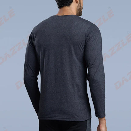 Men’s Round Neck Full Sleeves Cotton T-Shirt – Comfort Fit