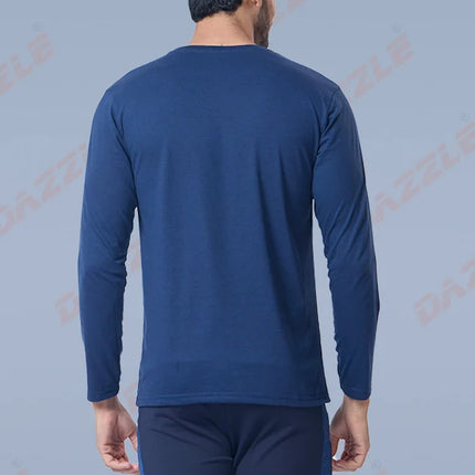 Men’s Round Neck Full Sleeves Cotton T-Shirt – Comfort Fit