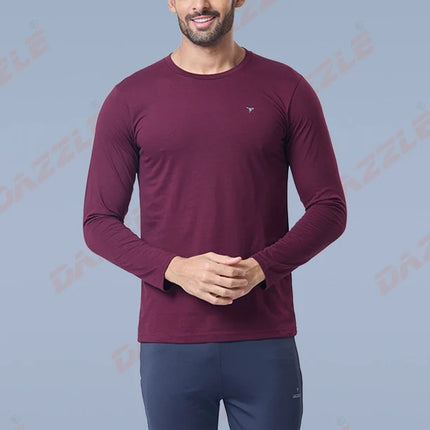 Men’s Round Neck Full Sleeves Cotton T-Shirt – Comfort Fit