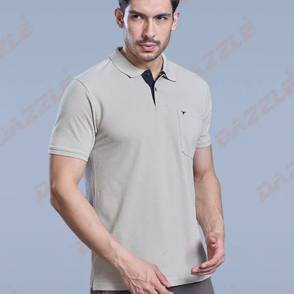 MATTY COMFORT T-Shirt – DAZZLE Sports Wear | Soft Cotton Matty Fabric, Comfort Fit Casual Tee for Men
