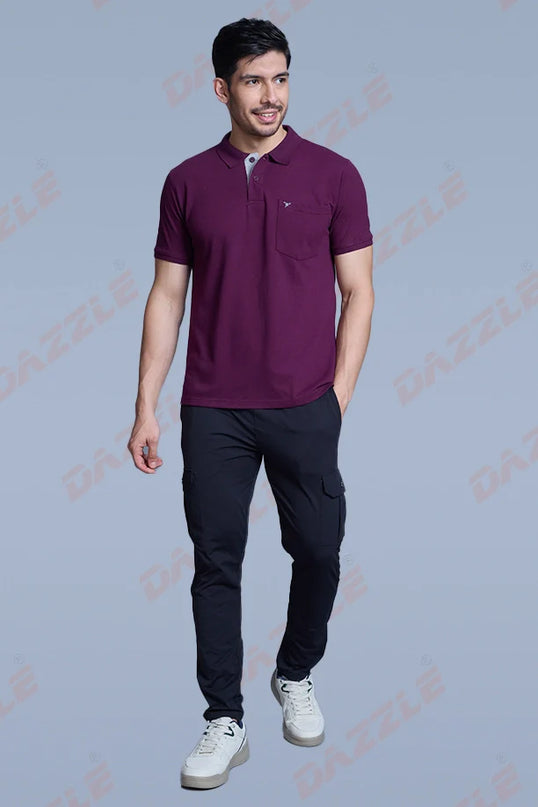 MATTY COMFORT T-Shirt – DAZZLE Sports Wear | Soft Cotton Matty Fabric, Comfort Fit Casual Tee for Men