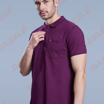 MATTY COMFORT T-Shirt – DAZZLE Sports Wear | Soft Cotton Matty Fabric, Comfort Fit Casual Tee for Men