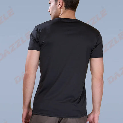 BUTTER LYCRA R-Neck T-Shirt – DAZZLE Sports Wear | Ultra-Soft Slim Fit Round Neck Tee for Men