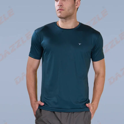 BUTTER LYCRA R-Neck T-Shirt – DAZZLE Sports Wear | Ultra-Soft Slim Fit Round Neck Tee for Men